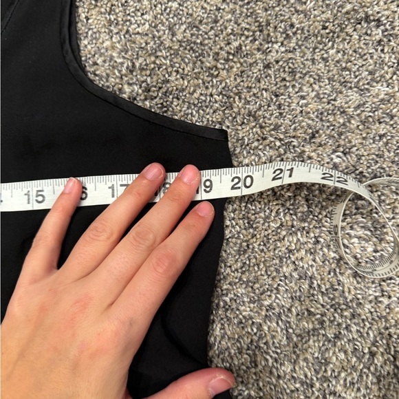 Eileen Fisher Black silk Tank Top medium EUC - Picture 4 of 5